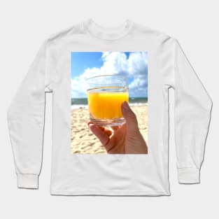 A Little Sunshine in my Glass Long Sleeve T-Shirt